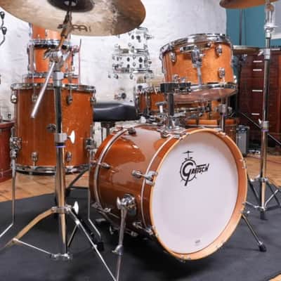 Gretsch Catalina Club 3 Piece Shell Pack (24/13/16) Bronze Sparkle image 3