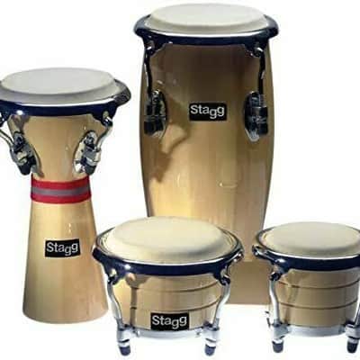 Stagg Mini Latin & African Percussion Package - Gig Bag - BCD-N-SET, Mint image 1