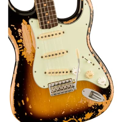 Fender Mike McCready Stratocaster RW 3-Color Sunburst Road Worn - Electric Guitar image 3