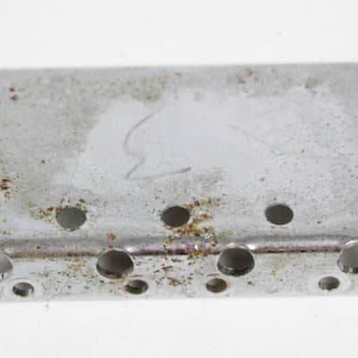 1972 Vintage Fender Precision Bass/Telecaster/Jazz Bass BRIDGE Bare Plate No Saddles 1970s USA image 5