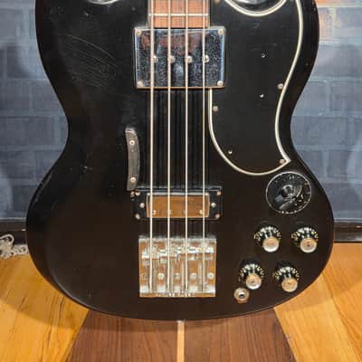 Vintage 1967 Gibson EB-3 Ebony w/ Badass Bass II Bridge - Refinished image 5