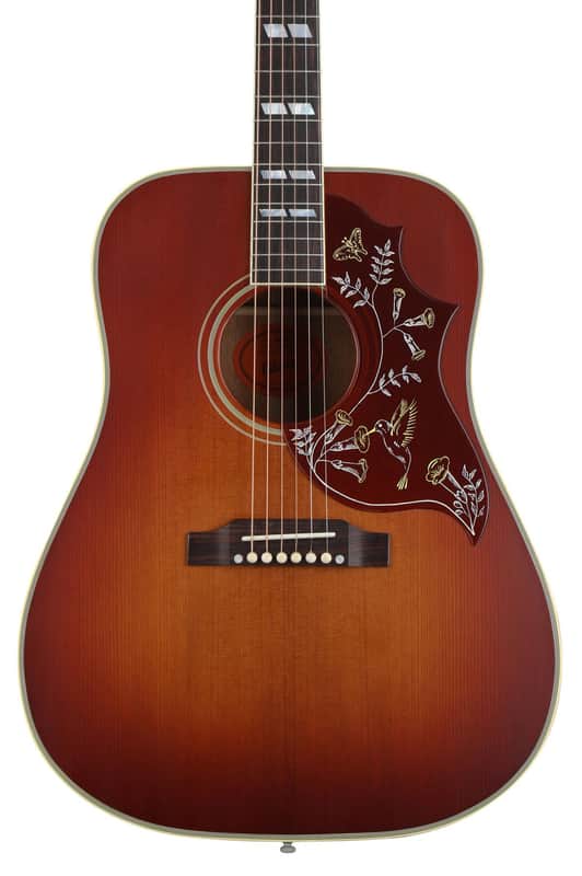 Gibson Acoustic 1960 Hummingbird - Heritage Cherry Sunburst VOS with Fixed Bridge image 1