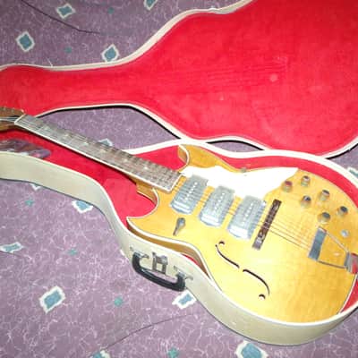 Vintage 1960's Airline Kay Barney Kessel Swingmaster EXC image 5