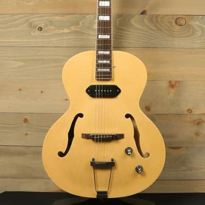 Grote Guitar Natural Hollow Body Jazz Electric Guitar Grwb-ztna - USED image 3