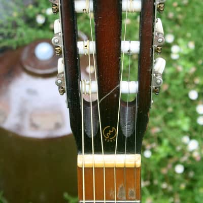 Yamaha Nippon Gakki Dynamic ALL Solid Guitar No.40A Red Label  1963 Natural+Original Hard Case image 6