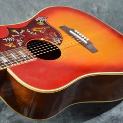 Gibson Hummingbird Custom Vintage 1970 Cherry Sunburst w Deluxe Hardshell Case & FAST Same Day Shipping image 5