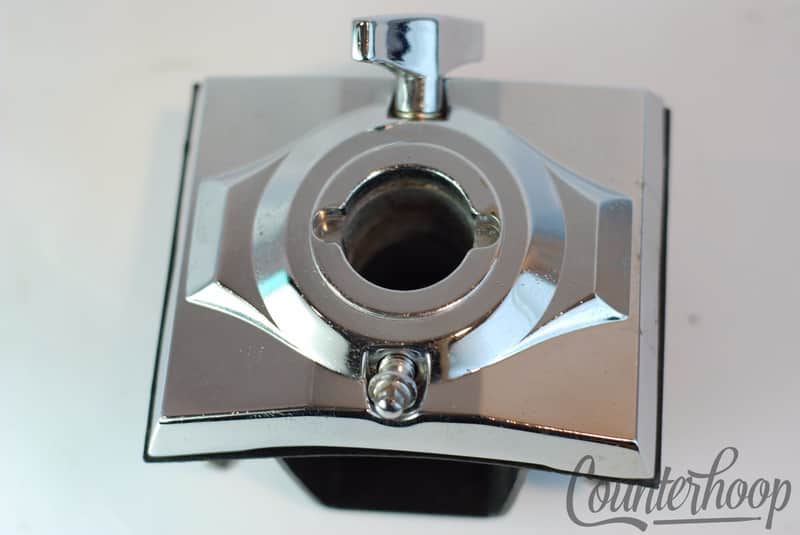 *Premier Olympic Bass Drum Tom Post Arm Receiver Mount Chrome Vintage 60s-70s* image 1