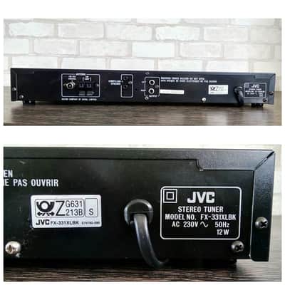 JVC FX-331XLBK Rare Vintage Stereo Tuner Warranty image 8