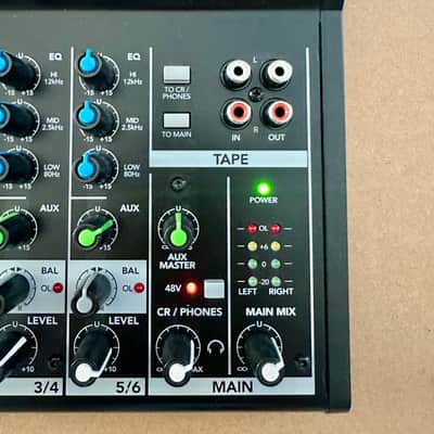 Mackie Mix8 8-Channel Compact Mixer 2015 - Present - Black image 3