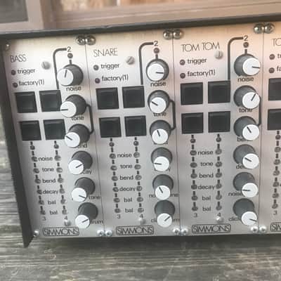 Simmons SDS-V Electronic Drum Brain with rare high hat module - Beautiful Condition image 1