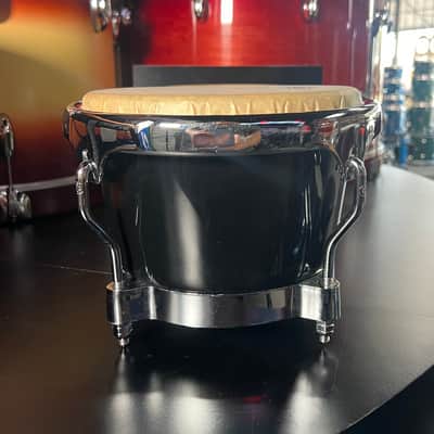 L.P. Latin Percussion Black Fiberglass Bongos w/Deluxe Case image 7