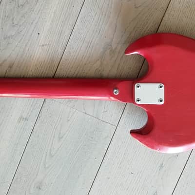 Ibanez Antoria 2354B Double Cutaway Bass 1974-1977-Relic Red image 6