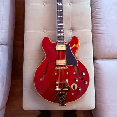 Gibson Custom Shop Murphy Lab Back To The Future '55 ES-345 "Reissue" Light Aged 2025 Cherry Red image 1