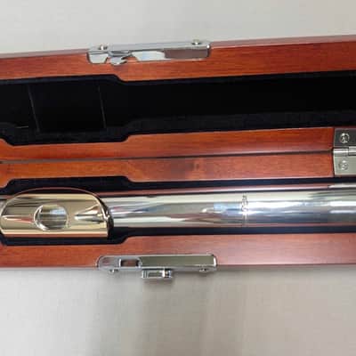 Pearl Sterling Silver Vigore Flute Headjoint – Largo Cut – 3K Gold Lip Plate image 1