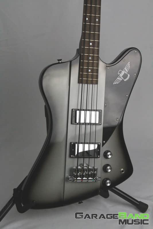 Epiphone Thunderbird IV Bass Guitar Special Run Collection, Silver Burst image 1