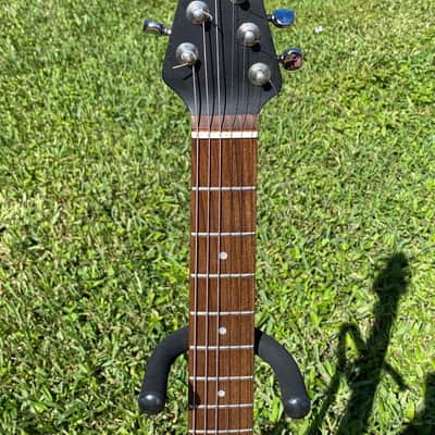 Strat style offset "BloodClot" electric guitar 3 strong single coil PU fretwork, set-up, Dunlop Pro image 6