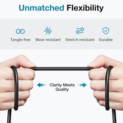 Xlr Microphone Cables, 10 Feet 2 Pack Oxygen-Free Copper Male To Female 3-Pin Balanced Xlr Mic Cables Cord For Speaker Podcast Audio Mixer Dmx Effector Amplifier Sound Card, Black image 6