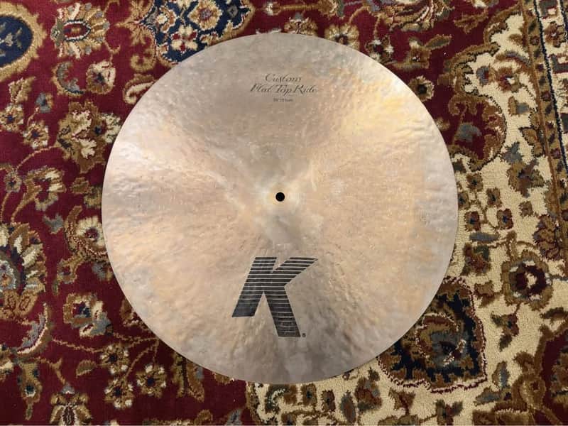 Zildjian 20" K Custom Flat Top Ride Cymbal 1998 - Present - Traditional image 1