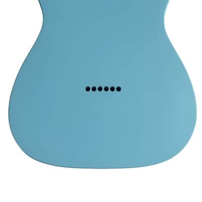 Turquoise Blue Guitar Telecaster Tele Style Alder Body image 2
