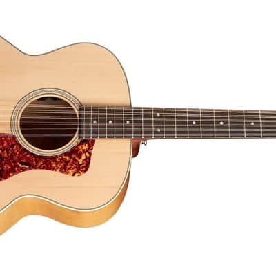 Guild - F-2512E - Jumbo 12-String Acoustic-ElectricGuitar w/ LR Baggs - Solid Spruce Top - Maple Archback - Blonde image 2