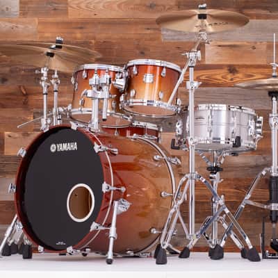 YAMAHA BEECH CUSTOM ABSOLUTE NOUVEAU 4 PIECE DRUM KIT, GOLD SPARKLE FADE (PRE-LOVED) image 8