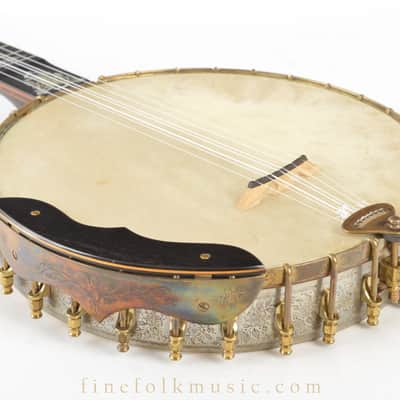 1900s CLASSIC ENGLISH 7(5)-STRING BANJO image 14