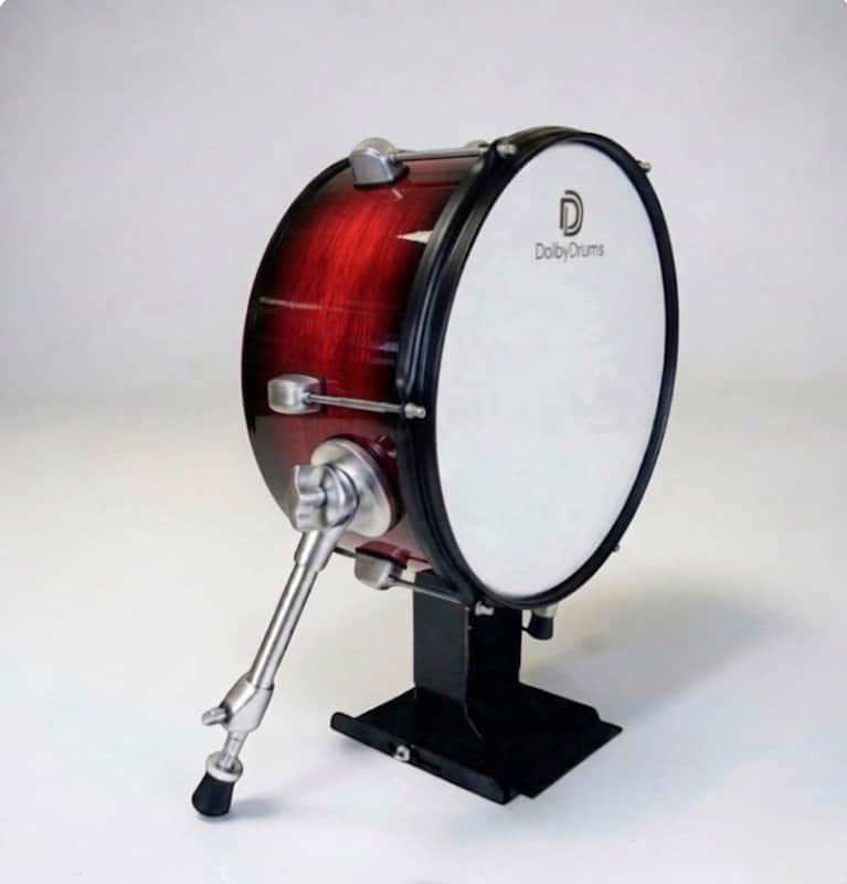 Dolby 12” Electronic Kick Drum Red Fade for Roland Alesis image 1