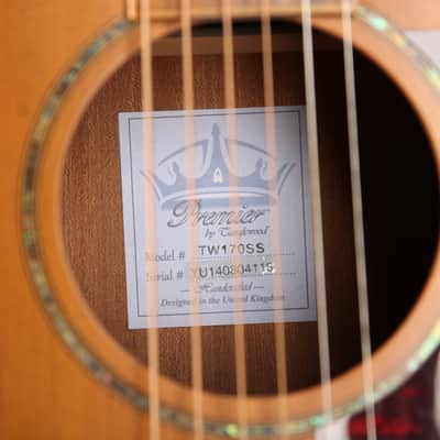 Tanglewood Premier TW170SS Orchestra Acoustic - Natural - 2nd Hand image 14