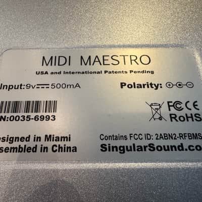 **IN BOX** Singular Sound Midi Maestro - Silver image 13