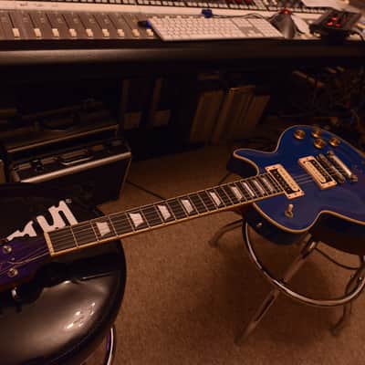 ESP Japanese Edwards Blue Les Paul Standard Gibson style 50's neck