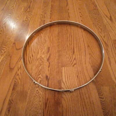 Pearl Vintage 18 Inch Floor Tom Hoop, Chrome Over Steel, 8 Lug - Excellent! image 1