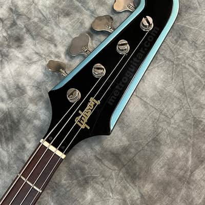 1976 Gibson Thunderbird Bass - Aged Pelham Blue Restoration image 9