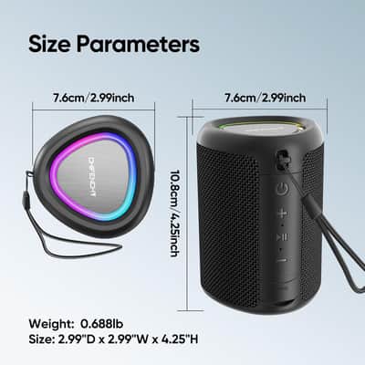 Portable Bluetooth Speaker Beach Essentials: IPX5 Waterproof for Outdoor image 9