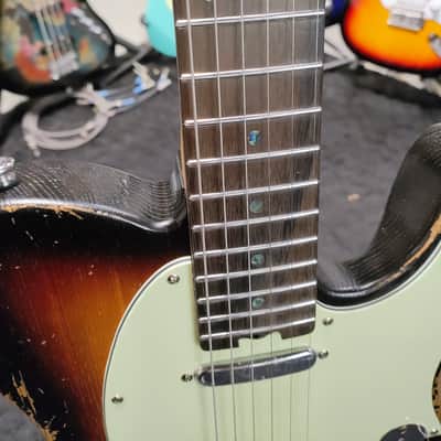 Censtar - Relic Telecaster Style 2024 - Relic Sunburn image 4