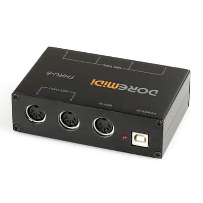 MIDI THRU-6 Box Controller 1 input 6 output Midi Interface Adapter image 4