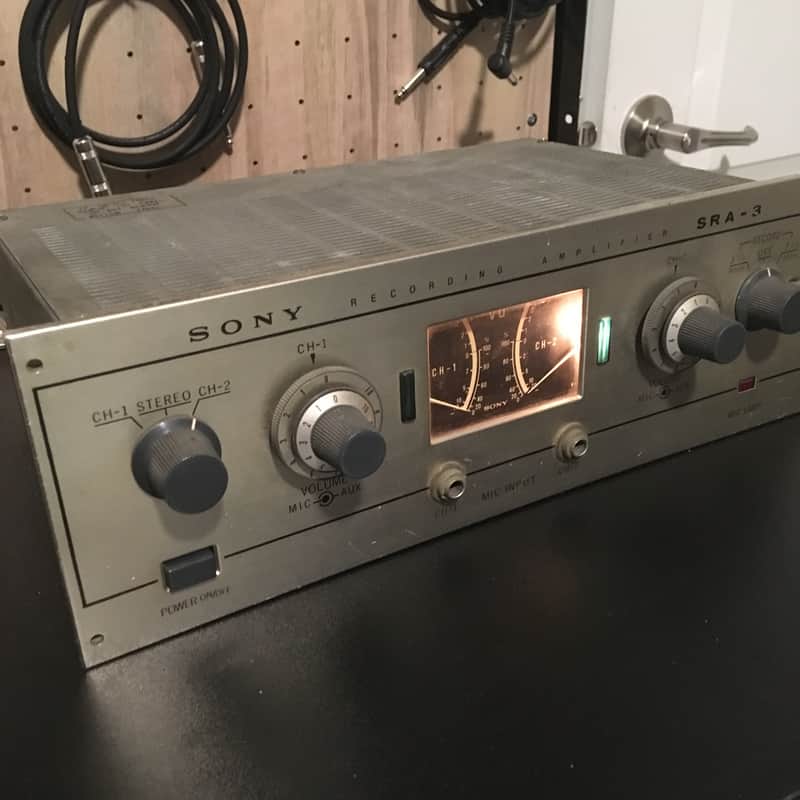SRA-3 Recording Amplifier Tube SONY Vacuum Sony Mic Vintage, TC