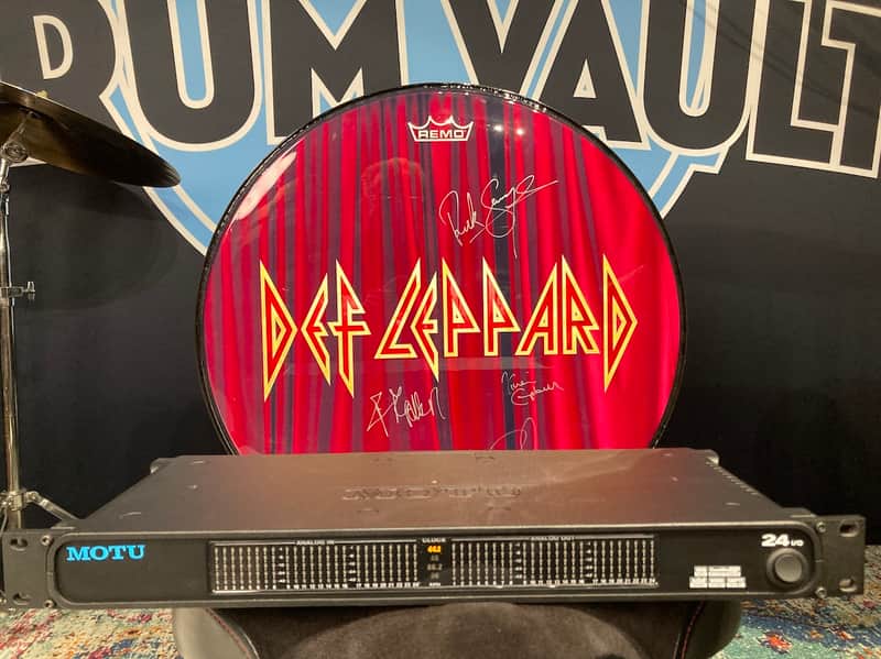 Rick Allen's Def Leppard, MOTU 24 I/O Firewire Audio Interface (RA #2084) 2010s - Black image 1