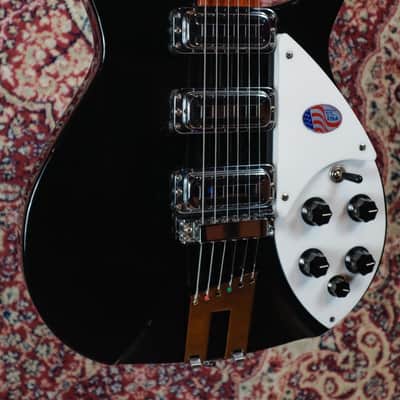 Rickenbacker 350 V63 Liverpool 2017 - Jetglo image 7