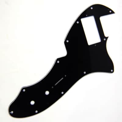69 Tele Thinline Re-Issue Style Guitar Pickguard, Humbucker, 3Ply Black