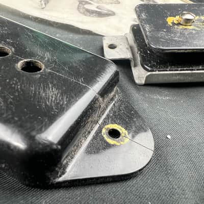 General Vintage Tone  1955 - 1957 Dogear Pickup NOS Wire Vintage Original Specs No 2 Black CAB butyrate cover image 3