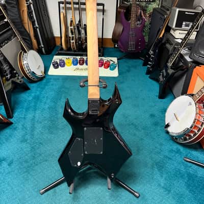 B.C. Rich Kerry King Wartribe 2 Warlock KKW2TO Onyx with Tribal Fire Graphic image 8