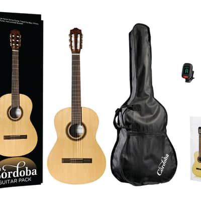 Cordoba CP100 Classical Nylon String Acoustic Guitar Package image 1