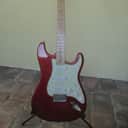Squier Hybrid Stratocaster 2006 Metallic Red w/mod!