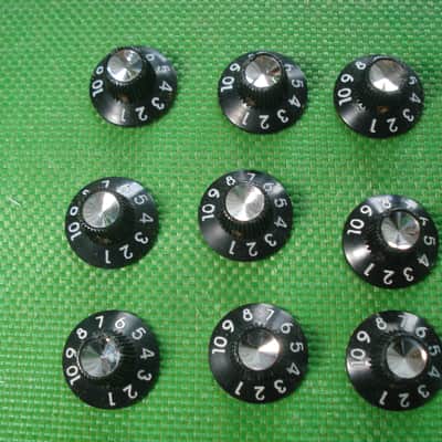 9 Vintage 1960's-1970's Fender Snowman 8 Knobs image 12