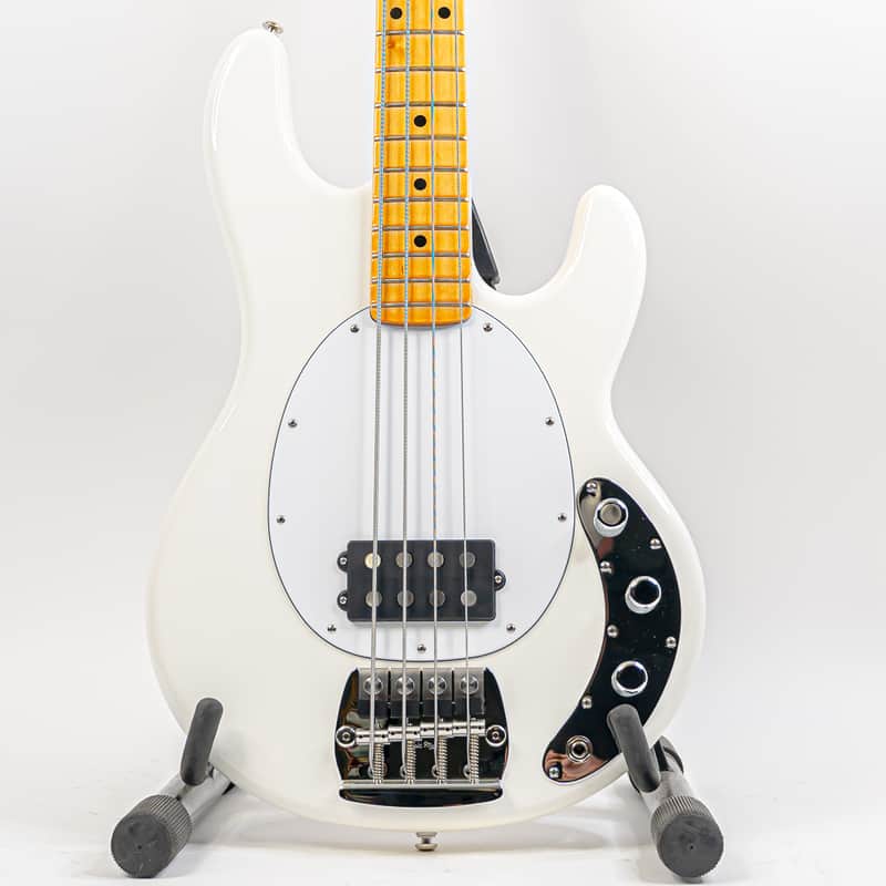 Music Man StingRay Retro ‘70s 4-String Bass White w/ OHSC | Vintage Swagger, Modern Power image 1