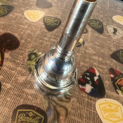 Bach 3506HAL Small Shank Tenor Trombone Mouthpiece - 6-1/2AL Cup in Silverplate image 2