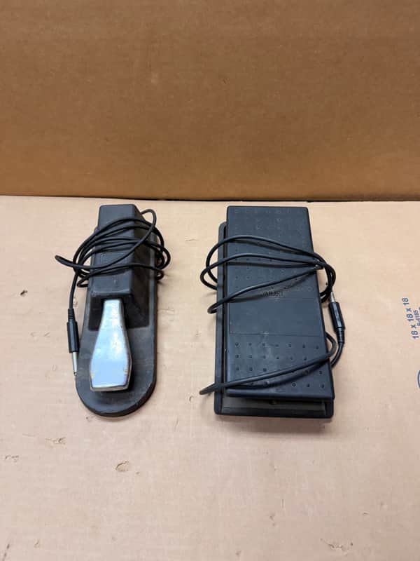 Yamaha Sustain Pedal + Yamaha Expression Pedal Bundle (Made in Japan) image 1
