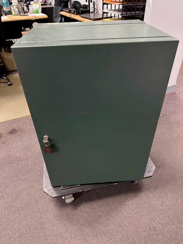 Original 1960's Era Altec Metal Wall Mount Rack 15 rack spaces image 1