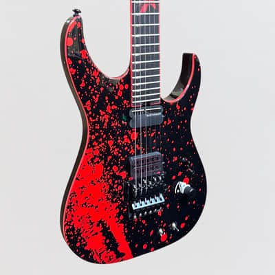 Schecter Sullivan King Banshee-6 FR-S Electric Guitar - Obsidian Blood image 2