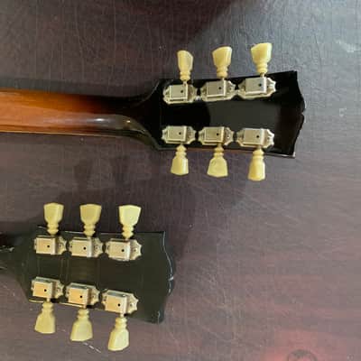 Gibson EMS 1235 mandolin/6string doubleneck  1966 Tobacco sunburst image 7